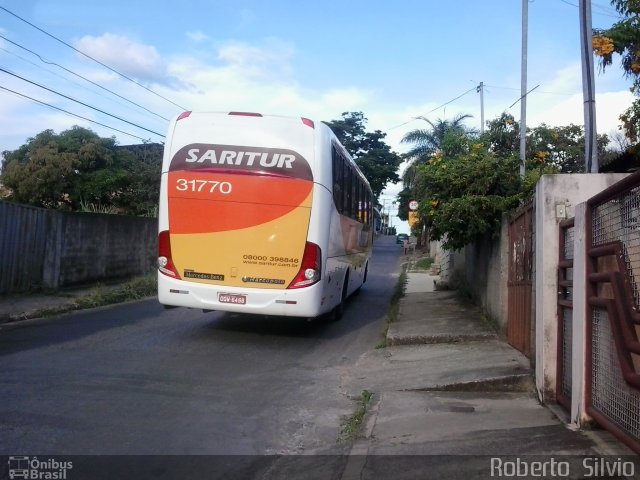 Saritur - Santa Rita Transporte Urbano e Rodoviário 31770 na cidade de Betim, Minas Gerais, Brasil, por Roberto  Silvio. ID da foto: 2365691.