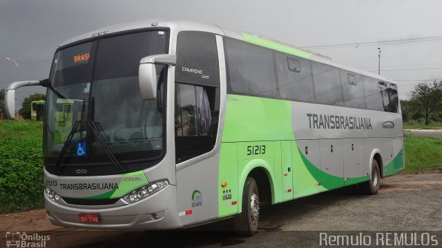 Transbrasiliana Transportes e Turismo 51213 na cidade de São Luís, Maranhão, Brasil, por Romulo de Oliveira Clementino. Número da foto: #2364775.