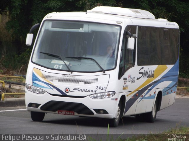 Empresas de Transportes Santana e São Paulo 2430 na cidade de Salvador, Bahia, Brasil, por Felipe Pessoa de Albuquerque. ID da foto: 2367605.