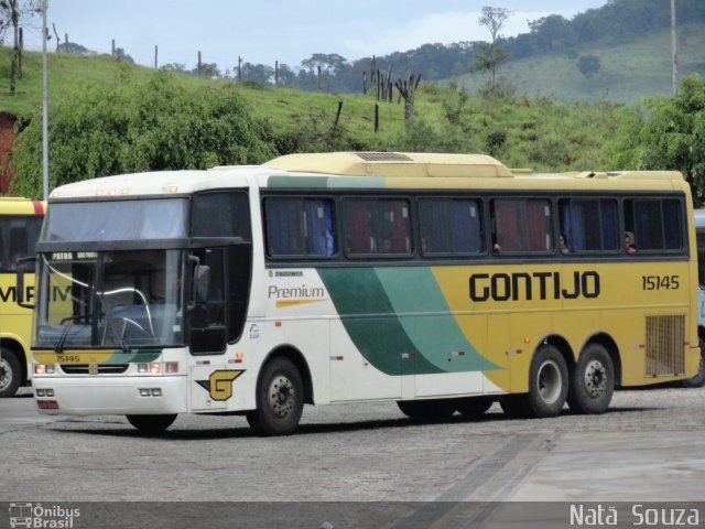 Empresa Gontijo de Transportes 15145 na cidade de João Monlevade, Minas Gerais, Brasil, por Natã  Souza. ID da foto: 2368025.