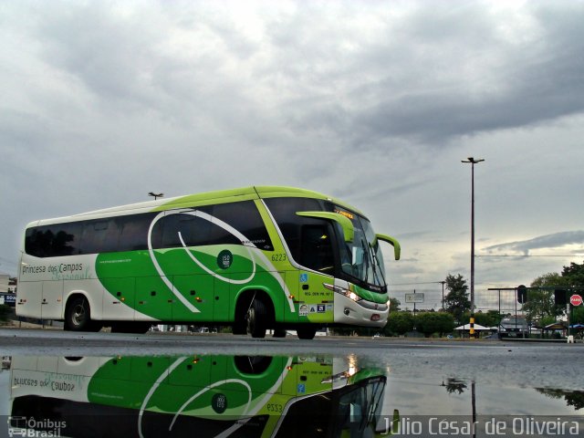 Expresso Princesa dos Campos 6223 na cidade de Telêmaco Borba, Paraná, Brasil, por Júlio César de Oliveira. ID da foto: 2367513.