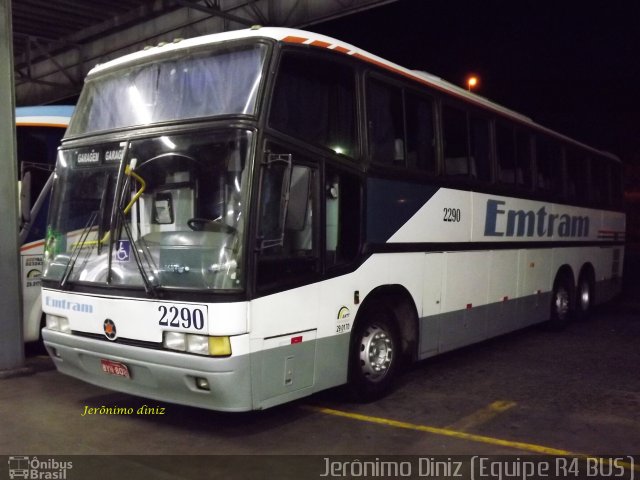 Emtram 2290 na cidade de Governador Valadares, Minas Gerais, Brasil, por Jerônimo Diniz. Número da foto: #2367569.