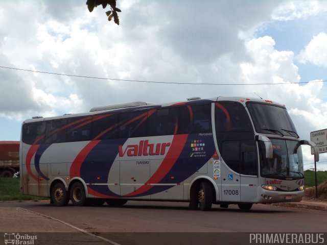 Valtur Turismo - Constantina Turismo Ltda(RS) 17008 na cidade de Rondonópolis, Mato Grosso, Brasil, por Alexandre Rodrigo. ID da foto: 2368258.