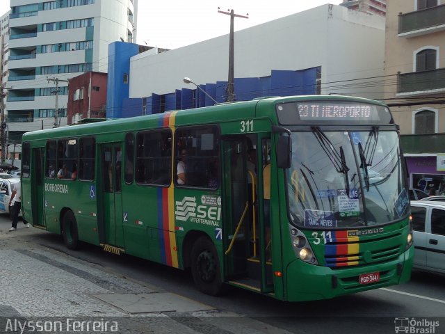 Borborema Imperial Transportes 311 na cidade de Recife, Pernambuco, Brasil, por Alysson Ferreira. ID da foto: 2368514.