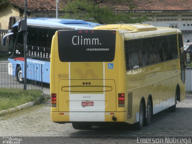 Viação Itapemirim 44101 na cidade de João Pessoa, Paraíba, Brasil, por Emerson Nobrega. ID da foto: 2369747.