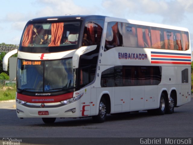 Expresso Embaixador 434 na cidade de Pelotas, Rio Grande do Sul, Brasil, por Gabriel  Morosoli. Número da foto: #2370219.