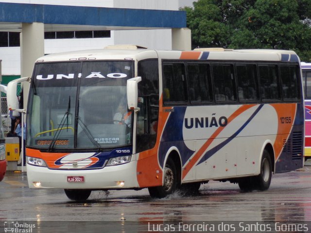 Expresso União 10155 na cidade de Goiânia, Goiás, Brasil, por Lucas Ferreira dos Santos Gomes. ID da foto: 2369748.