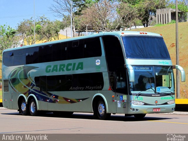 Viação Garcia 7136 na cidade de Londrina, Paraná, Brasil, por Andrey Gustavo. Número da foto: #2370359.