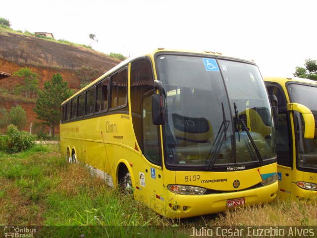 Viação Itapemirim 8109 na cidade de Paraíba do Sul, Rio de Janeiro, Brasil, por Julio Cesar Euzebio Alves. ID da foto: 2370136.