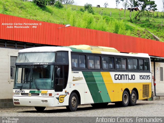 Empresa Gontijo de Transportes 15035 na cidade de João Monlevade, Minas Gerais, Brasil, por Antonio Carlos Fernandes. Número da foto: #2369815.