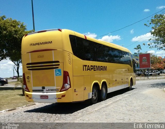 Viação Itapemirim 60661 na cidade de Campos dos Goytacazes, Rio de Janeiro, Brasil, por Erik Ferreira. Número da foto: #2369971.