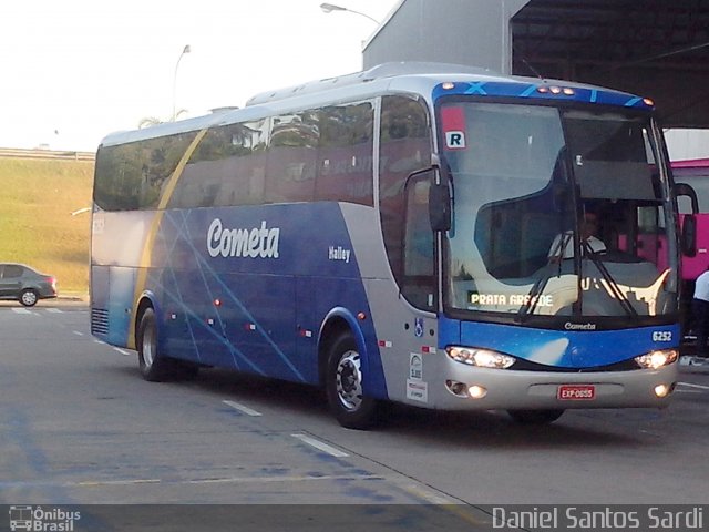 Viação Cometa 6252 na cidade de Praia Grande, São Paulo, Brasil, por Daniel Santos Sardi. ID da foto: 2371869.