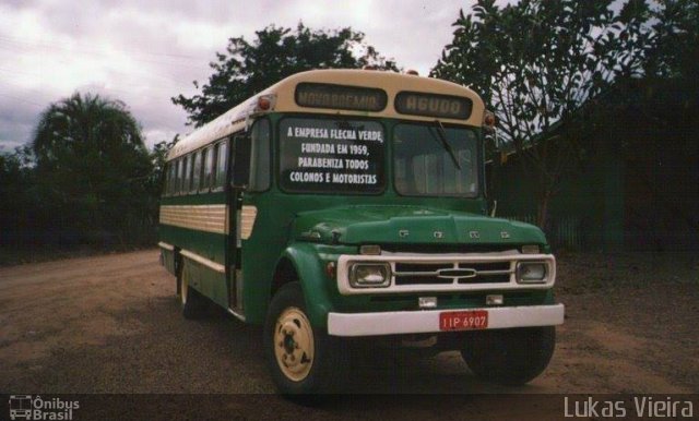 Empresa Flecha Verde 6907 na cidade de Agudo, Rio Grande do Sul, Brasil, por Junior Bernardes . ID da foto: 2370698.