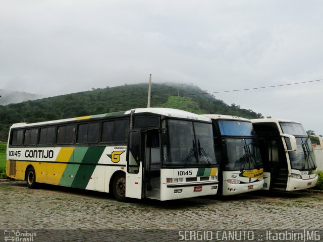 Empresa Gontijo de Transportes 10145 na cidade de Itaobim, Minas Gerais, Brasil, por Sérgio Augusto Braga Canuto. ID da foto: 2372034.