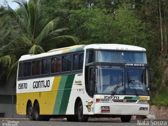 Empresa Gontijo de Transportes 15870 na cidade de Viana, Espírito Santo, Brasil, por Natã  Souza. ID da foto: 2370980.