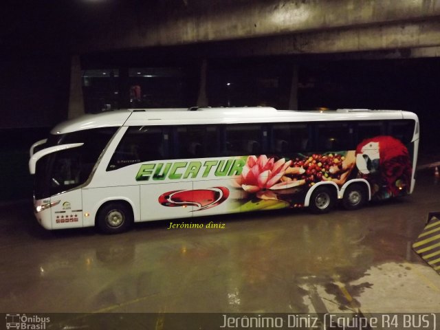 Eucatur - Empresa União Cascavel de Transportes e Turismo 4921 na cidade de Curitiba, Paraná, Brasil, por Jerônimo Diniz. ID da foto: 2371653.