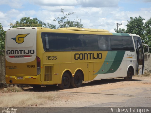 Empresa Gontijo de Transportes 11595 na cidade de Pirapora, Minas Gerais, Brasil, por Andrew Campos. Número da foto: #2371297.