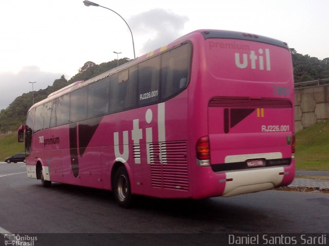 UTIL - União Transporte Interestadual de Luxo 7801 na cidade de Praia Grande, São Paulo, Brasil, por Daniel Santos Sardi. ID da foto: 2371953.