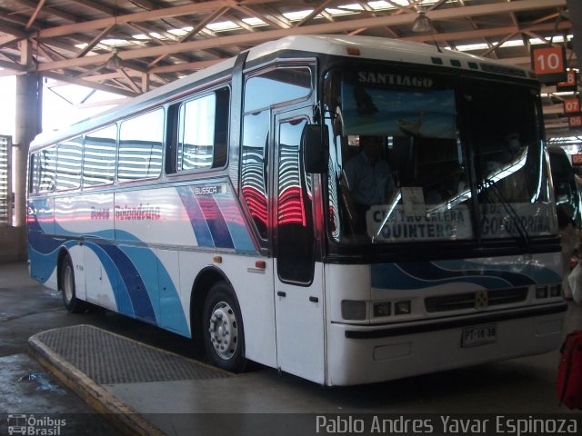 Buses Golondrina PT1836 na cidade de Estación Central, Santiago, Metropolitana de Santiago, Chile, por Pablo Andres Yavar Espinoza. ID da foto: 2370720.