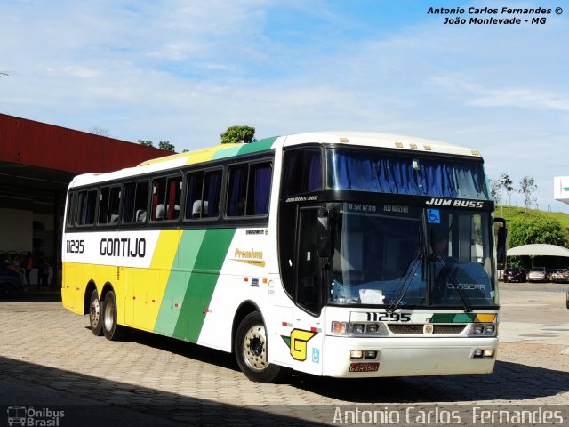 Empresa Gontijo de Transportes 11295 na cidade de João Monlevade, Minas Gerais, Brasil, por Antonio Carlos Fernandes. Número da foto: #2372548.