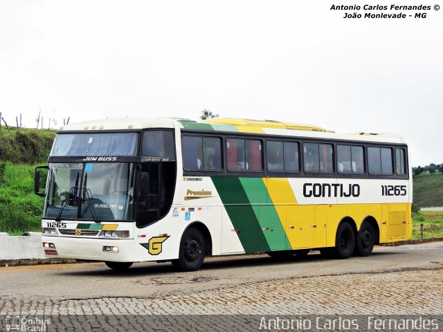 Empresa Gontijo de Transportes 11265 na cidade de João Monlevade, Minas Gerais, Brasil, por Antonio Carlos Fernandes. ID da foto: 2372542.