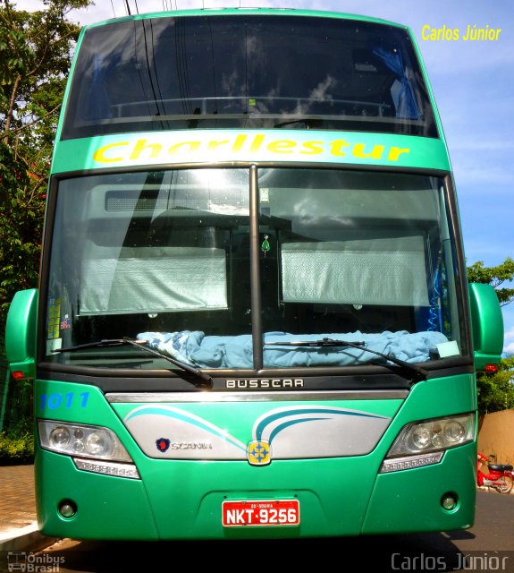 Charllestur Ônibus de Turismo 1011 na cidade de Caldas Novas, Goiás, Brasil, por Carlos Júnior. Número da foto: #2373879.