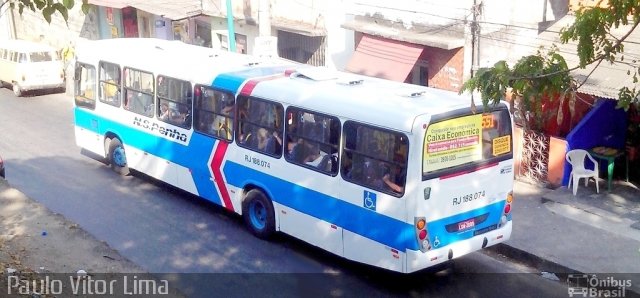 Viação Nossa Senhora da Penha RJ 188.074 na cidade de Rio de Janeiro, Rio de Janeiro, Brasil, por Paulo Vitor Lima. Número da foto: #2372809.