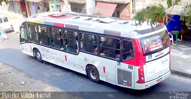 Rio Rotas Transporte e Turismo D81064 na cidade de Rio de Janeiro, Rio de Janeiro, Brasil, por Paulo Vitor Lima. Número da foto: #2372290.