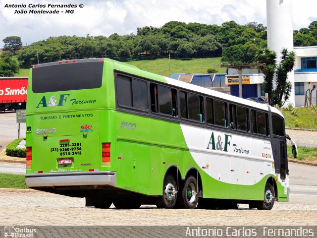 A&F Turismo 2100 na cidade de João Monlevade, Minas Gerais, Brasil, por Antonio Carlos Fernandes. Número da foto: #2374690.