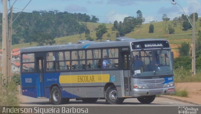 Viação Joana D´arc 5020 na cidade de Colatina, Espírito Santo, Brasil, por Anderson Siqueira Barbosa. Número da foto: #2375329.