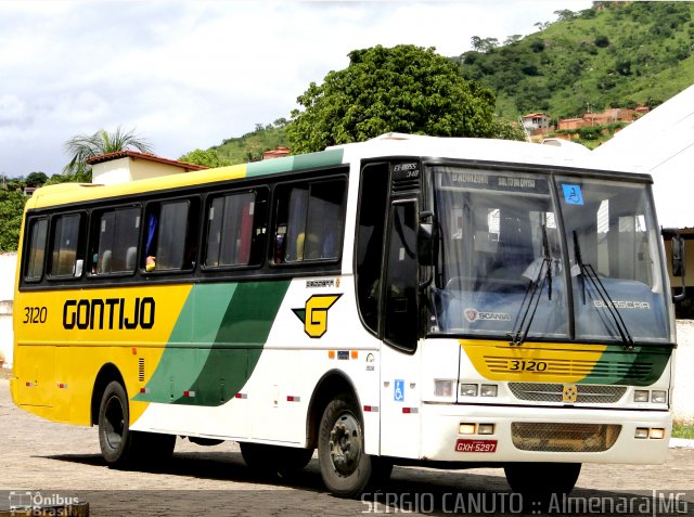 Empresa Gontijo de Transportes 3120 na cidade de Almenara, Minas Gerais, Brasil, por Sérgio Augusto Braga Canuto. ID da foto: 2343722.