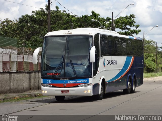 Rodoviária Caruaruense 721 na cidade de Recife, Pernambuco, Brasil, por Matheus Fernando. Número da foto: #2341891.