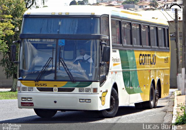 Empresa Gontijo de Transportes 15515 na cidade de Araxá, Minas Gerais, Brasil, por Lucas Borges . ID da foto: 2342367.