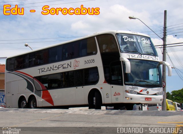 Transpen Transporte Coletivo e Encomendas 30008 na cidade de Sorocaba, São Paulo, Brasil, por EDUARDO - SOROCABUS. Número da foto: #2376797.
