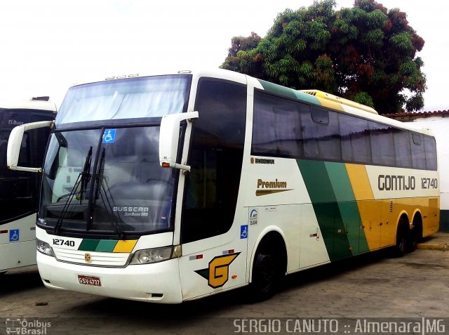 Empresa Gontijo de Transportes 12740 na cidade de Almenara, Minas Gerais, Brasil, por Sérgio Augusto Braga Canuto. Número da foto: #2375762.