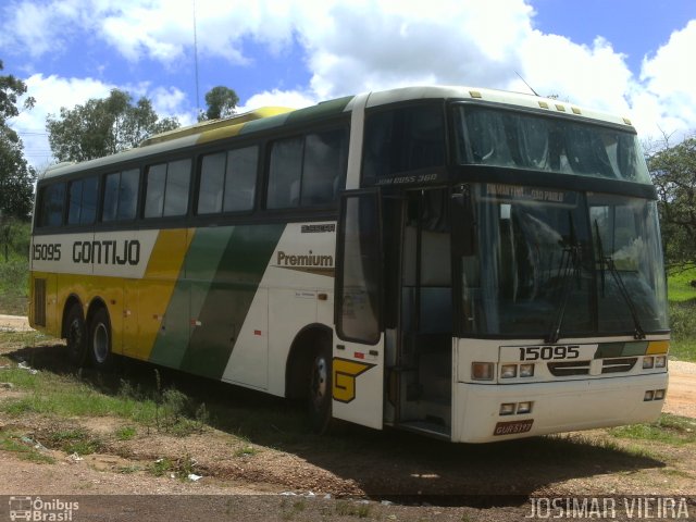 Empresa Gontijo de Transportes 15095 na cidade de Diamantina, Minas Gerais, Brasil, por Josimar Vieira. ID da foto: 2377072.