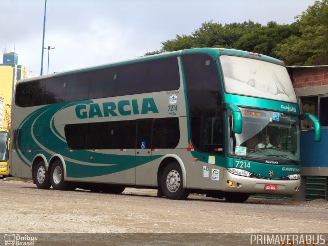 Viação Garcia 7214 na cidade de Curitiba, Paraná, Brasil, por Alexandre Rodrigo. Número da foto: #2376738.