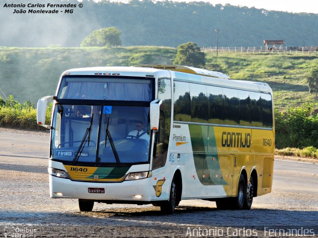 Empresa Gontijo de Transportes 11640 na cidade de João Monlevade, Minas Gerais, Brasil, por Antonio Carlos Fernandes. Número da foto: #2376178.