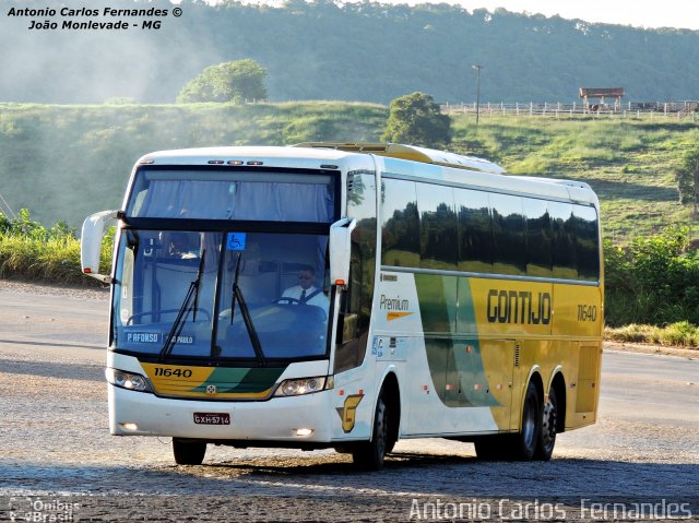 Empresa Gontijo de Transportes 11640 na cidade de João Monlevade, Minas Gerais, Brasil, por Antonio Carlos Fernandes. ID da foto: 2376178.