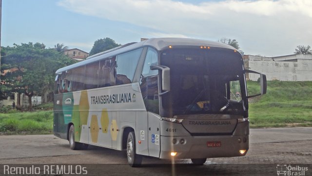 Transbrasiliana Transportes e Turismo 4611 na cidade de São Luís, Maranhão, Brasil, por Romulo de Oliveira Clementino. Número da foto: #2378948.