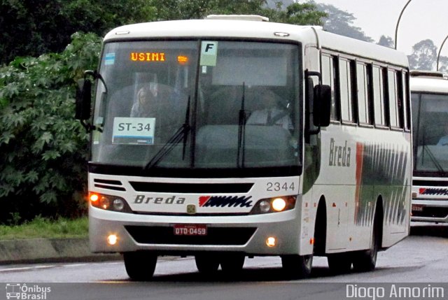 Breda Transportes e Serviços 2344 na cidade de Cubatão, São Paulo, Brasil, por Diogo Amorim. ID da foto: 2378224.