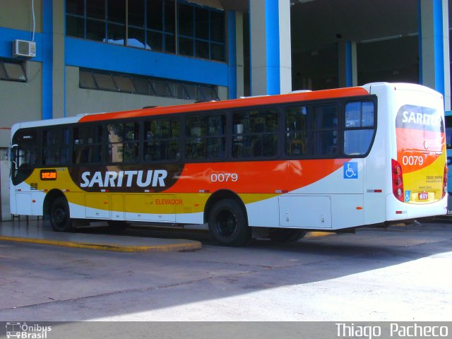 Saritur - Santa Rita Transporte Urbano e Rodoviário 0079 na cidade de Montes Claros, Minas Gerais, Brasil, por Thiago  Pacheco. Número da foto: #2378629.