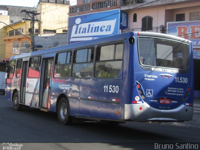 Viação Pirajuçara 11.530 na cidade de Taboão da Serra, São Paulo, Brasil, por Bruno Santino. ID da foto: 2378001.