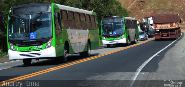 VB Transportes e Turismo 3136 na cidade de Juquitiba, São Paulo, Brasil, por Andrey  Lima. ID da foto: 2379390.