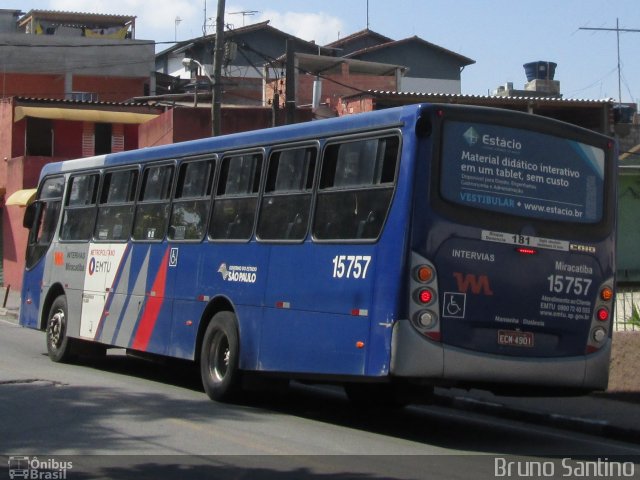 Viação Miracatiba 15.757 na cidade de Embu das Artes, São Paulo, Brasil, por Bruno Santino. Número da foto: #2379907.