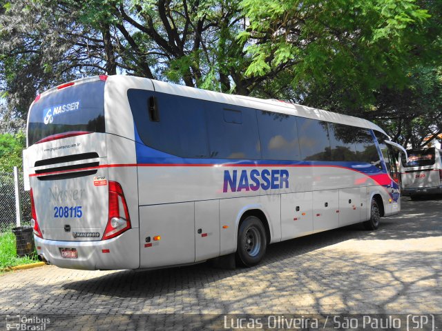 Viação Nasser 208115 na cidade de São Paulo, São Paulo, Brasil, por Lucas Oliveira. Número da foto: #2380125.