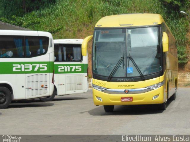 Viação Itapemirim 60659 na cidade de Caratinga, Minas Gerais, Brasil, por Elivelthon  Alves Costa. Número da foto: #2379396.