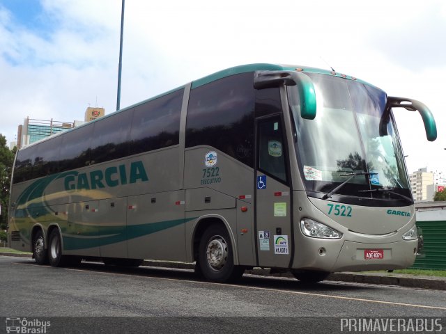 Viação Garcia 7522 na cidade de Curitiba, Paraná, Brasil, por Alexandre Rodrigo. Número da foto: #2379925.