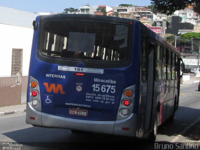 Viação Miracatiba 15.675 na cidade de Embu das Artes, São Paulo, Brasil, por Bruno Santino. Número da foto: #2379903.