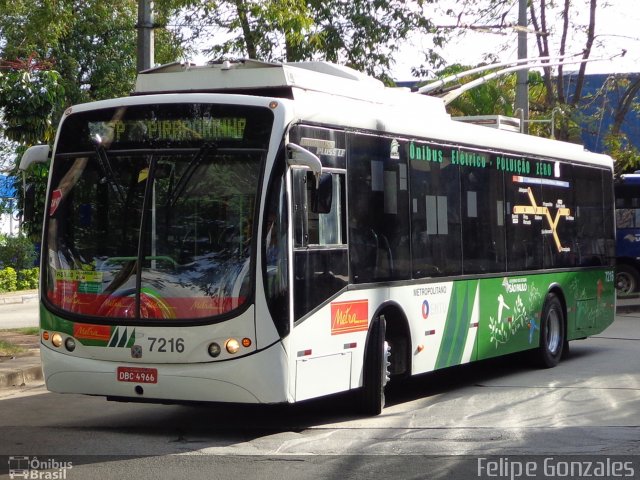 Metra - Sistema Metropolitano de Transporte 7216 na cidade de Santo André, São Paulo, Brasil, por Felipe Gonzales. ID da foto: 2380827.